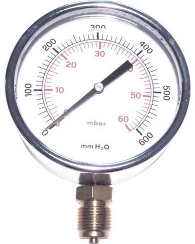 Μανόμετρο  αερίου 0-600 mbar