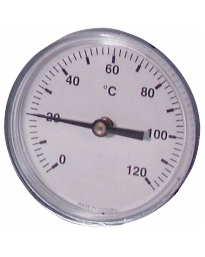 Θερμόμετρο οριζόντιο 0-120°C 100mm